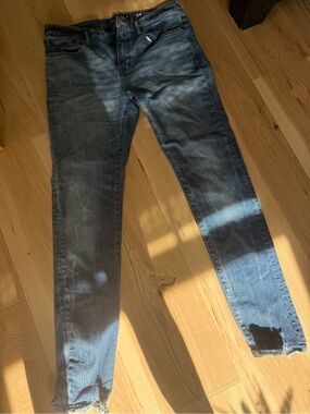 PRPS Men’s Skinny Distressed Blue Jeans